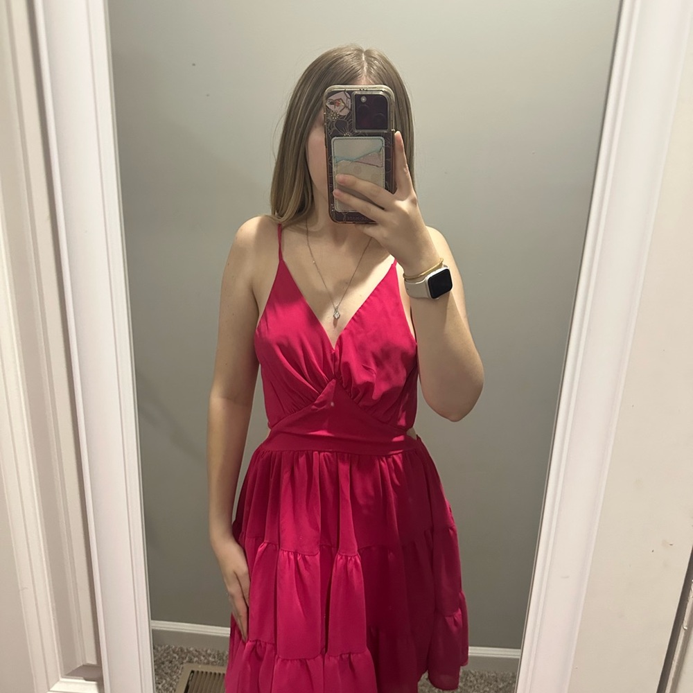LULU’S Pink Mini Dress
